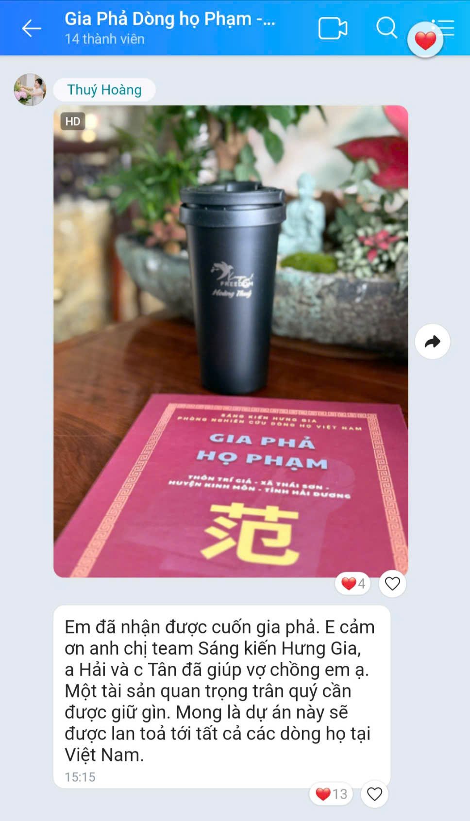 Dòng Họ Phạm (Kinh Môn, Hải Dương) Số Hóa Gia Phả · Tin Tức · Sáng Kiến Hưng Gia